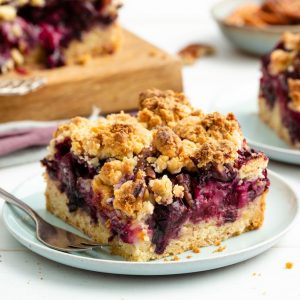 Zwarte bes crumble